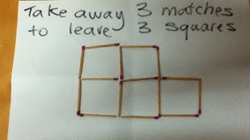 How to Solve the Match Stick Puzzle 2 - Plus Solution - Step by Step Instructions - Tutorial