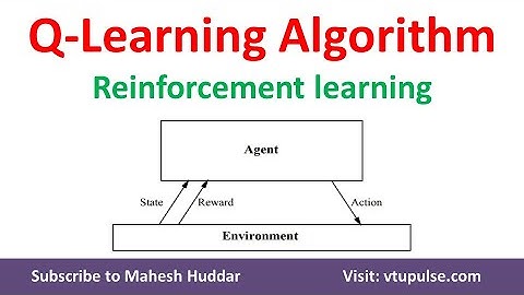 Q Learning Algorithm | Reinforcement learning | Machine Learning by Dr. Mahesh Huddar