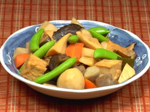 How to Make Vegetable Tofu Nimono (Stew Recipe) 厚揚げと野菜の煮物 作り方レシピ | Cooking with Dog