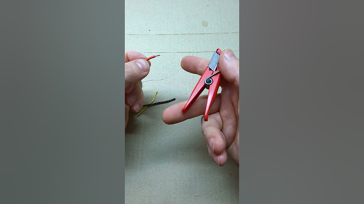 What if there was no stripper on hand to strip the insulation?  #tools