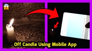 Off Candle With Mobile App 🔥😱|Yablo App|#Shorts| screenshot 2