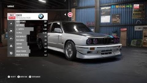 BMW M3 E30 Abandon Car Location & Customization/Need for Speed Payback