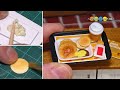 樹脂粘土で作る朝マック風のミニチュアセット　DIY McDonald style Miniature Big Breakfast Deluxe