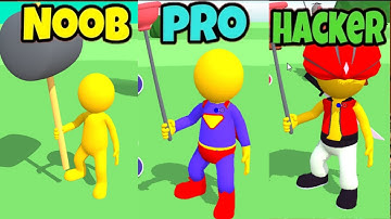 NOOB vs PRO vs HACKER in Smashers.io