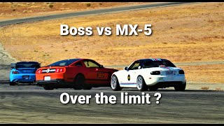 NC Miata MX5 2.5 swap vs Mustang 5.0 Boss & Honda S2K advance group  Streets of Willow CW