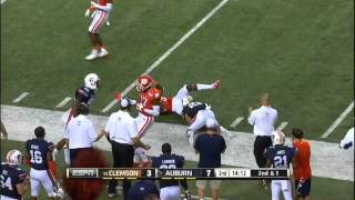 09/01/2012 Clemson vs Auburn Football Highlights