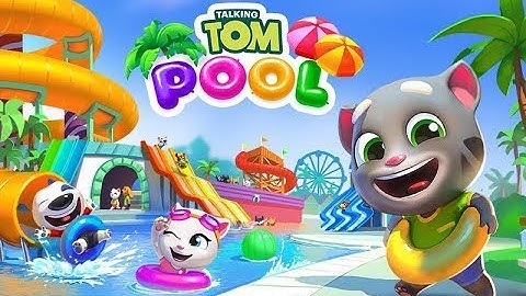 🎮 Talking Tom Pool Android Gameplay Walkthrought Part 4 - Talking Tom game for Kids