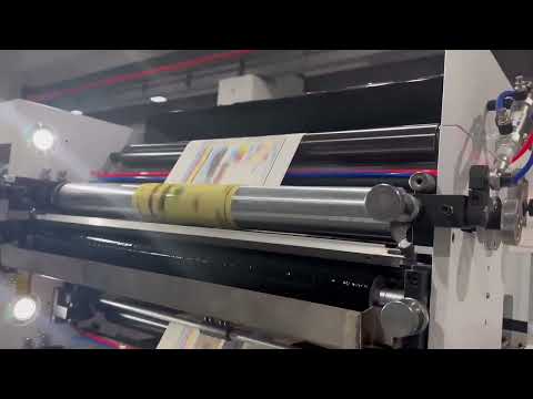 4 Color 850mm Printing Machine Testing for Customer