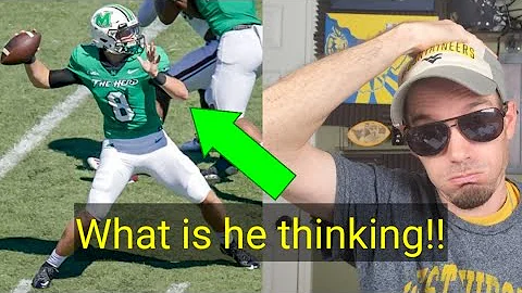 This quarterback makes another TERRIBLE decision!!