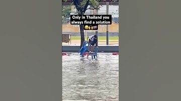 Only in Thailand you always find a solution 😂🙌🇹🇭 #shorts #funny #bangkok