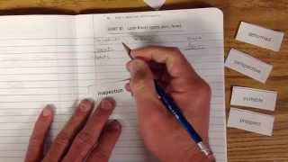 DV30 Latin Roots (spect, port, form)
