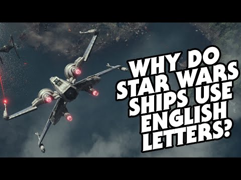 Why Do Star Wars Ships Use English Letters Instead of Aurebesh - Star Wars Explained #Shorts