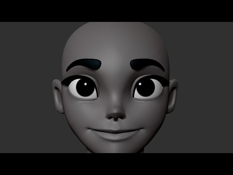 ZBrush Tutorial - Creating a Stylized Female Face (Part 2) - ZBrush Tutorial - Creating a Stylized Female Face (Part 2)
