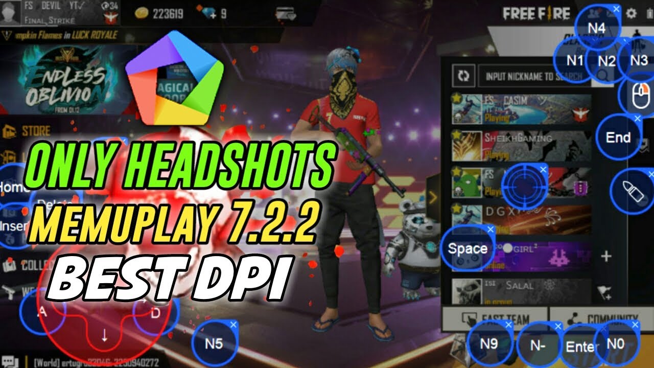 Memu Player New Version 7 2 2 Best Headshot Sensitivity Settings 