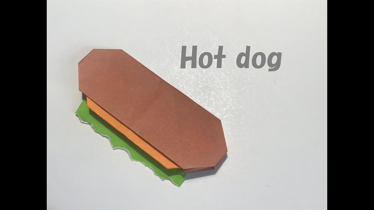 【折り紙・origami】ホットドッグ Hot dog YouTube