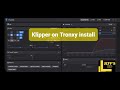 Klipper install on tronxy 3d printers