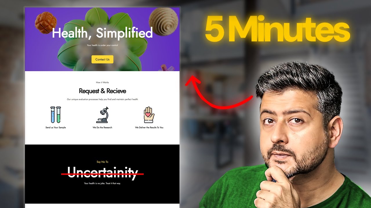 Create a One Page Website in 5 Minutes (WordPress Tutorial) - YouTube