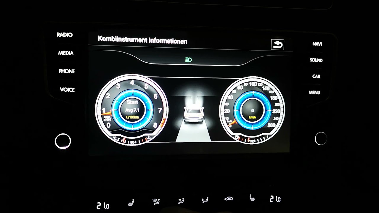 D-Noble MIBIV 913  in action VW Golf 7 Android car radio