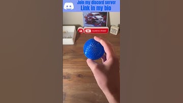 TPU 3D printed airless baseball  #3dprinting #bambulab ￼