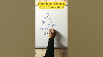 🤔PRIME FACTORISATION/Maths short Trick🤗