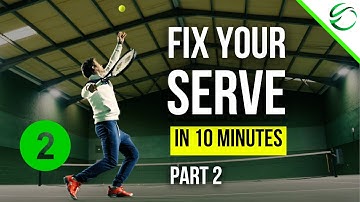 Deel 2 - Leer de tennisservice in een les van 10 minuten!