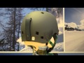 2015 Salomon Brigade Audio Ski Helmet - grey green 360° View - Sail and Ski