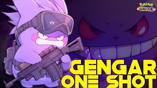 One Shot Gengar is Most Dangerous thing for Solo Q 😎 | Pokemon Unite