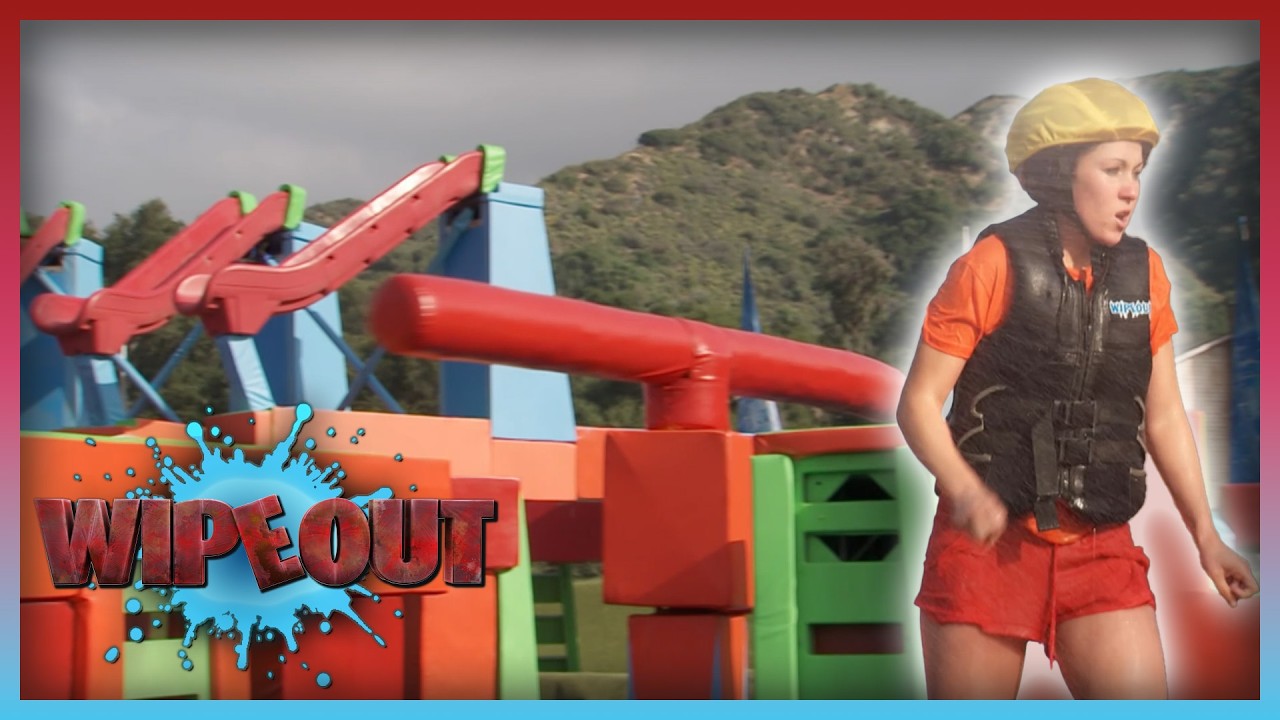They Race the Course… and Gravity Wins | Wipeout - YouTube