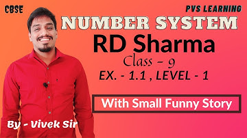 R D Sharma class 9 number system Ex 1.1 solution| RD SHARMA SOLUTION || EXERCISE 1.1 || LEVEL-1