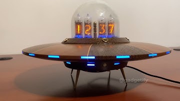 👽 UFO Nixie Tube Clock -- Gadgetify