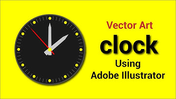 How to Make a Vector Art Clock in Adobe Illustrator | Step-by-Step Tutorial #iamhumayan #kabirdesign