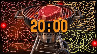 20 Minute BBQ Timer Bomb | Watch the Steak Cook! 🔥