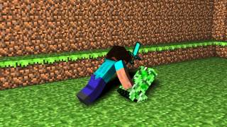 Steve Kill Creeper Minecraft Animation