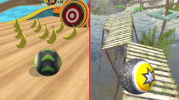 Going Balls VS Rollance Ball  Android iOS Gameplay | Walkthrough, All Level | Ball Run New Update