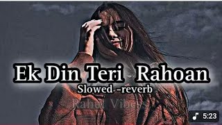 Ek Din Teri Raahon - Lofi (Slowed   Reverb) | Javed Ali | Pritam | Naqaab | Lofi Vibes Alone
