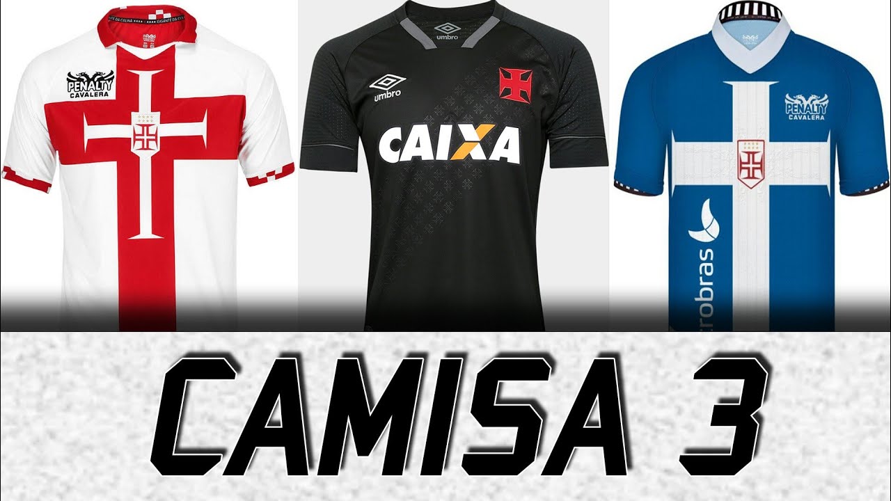 Todas as camisas 3 do Vasco Da Gama. - YouTube