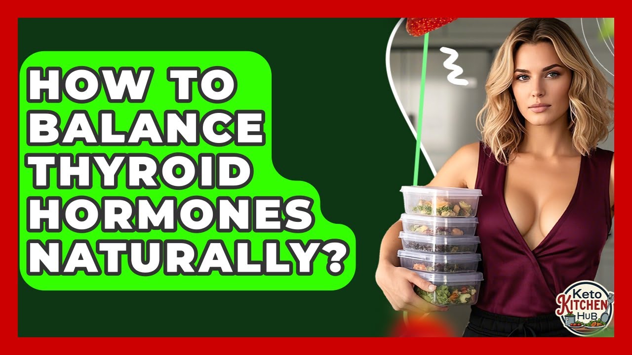 How To Balance Thyroid Hormones Naturally? - Keto Kitchen HQ