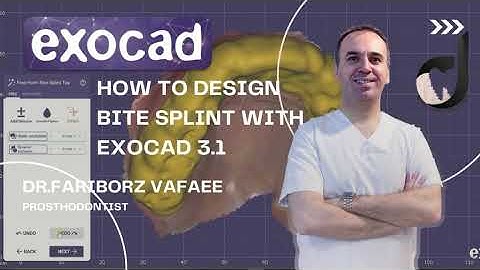 How to design bite splint with exocad3.1(part4)