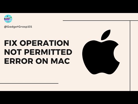 How to Fix “Operation not permitted error” in Mac Terminal