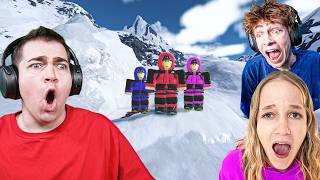 We climbed the tallest mountain in ROBLOX..