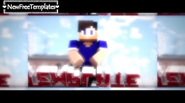New Free Animation Minecraft Intro Template [C4D, AE]