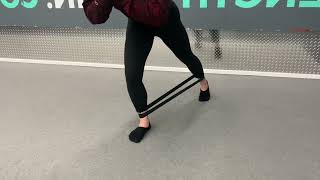 Mini-Band Step Back