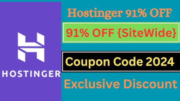 Hostinger Coupon Code 2024: Best Hostinger Promo Code Discount Deal (Aug 24)
