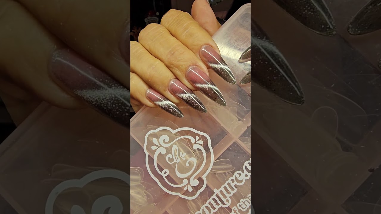 Enailcouture.com space kitty cat eye gels 