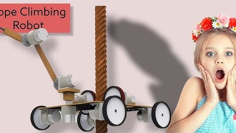 Rope ➰Climbing Robot🤖 I 🙄Robot Can climb on Rope  I Robot Invention I DIY Robot I Robot Invention