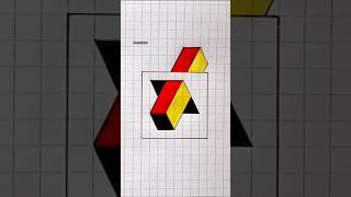 Illusion Drawing | Easy Tutorial #shorts #drawing #art
