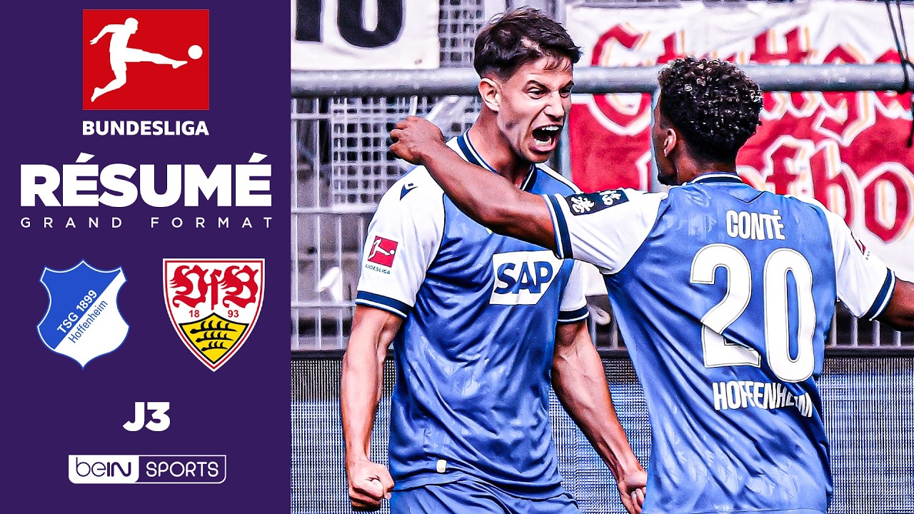 Résumé : Hoffenheim se paie Stuttgart avec un Hlozek de gala