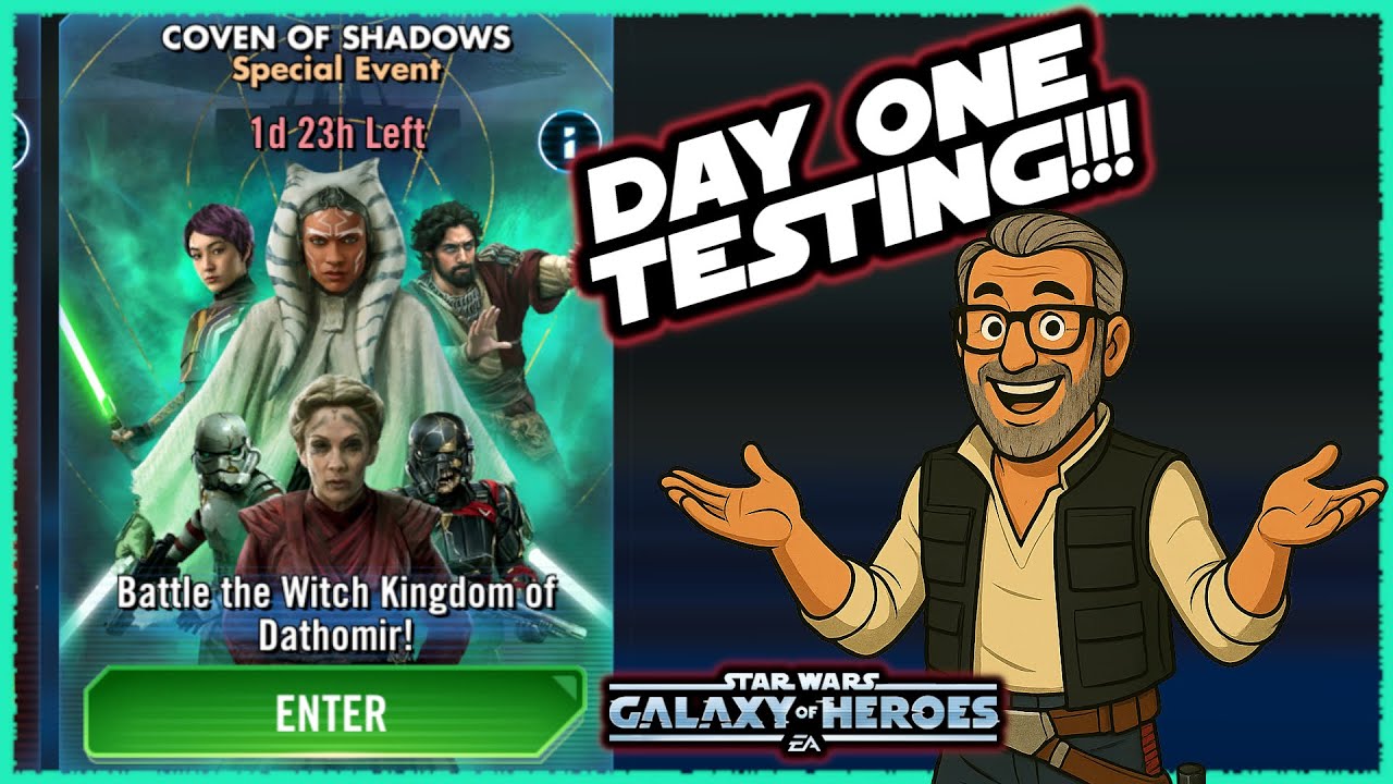 «Ковен Теней» выходит в SWGOH! Можно ли его мин/максить? Это сложно?