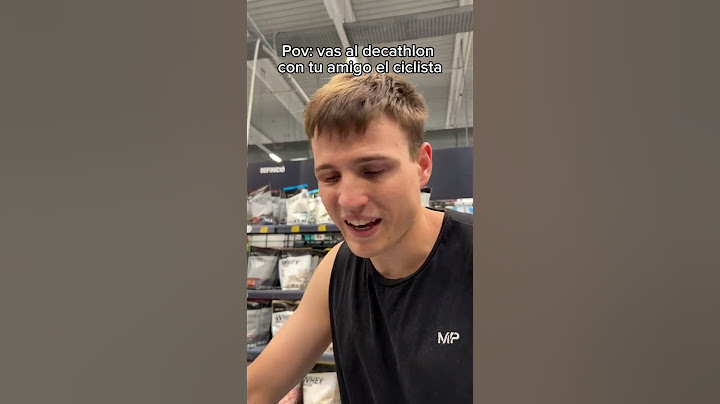 Pov: vas al decathlon con tu amigo el ciclista