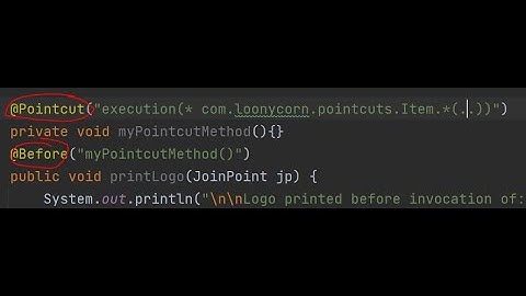 Setting up Aspect Configurations Using Annotation - Spring (Aspect-oriented Programming) (Skillsoft)